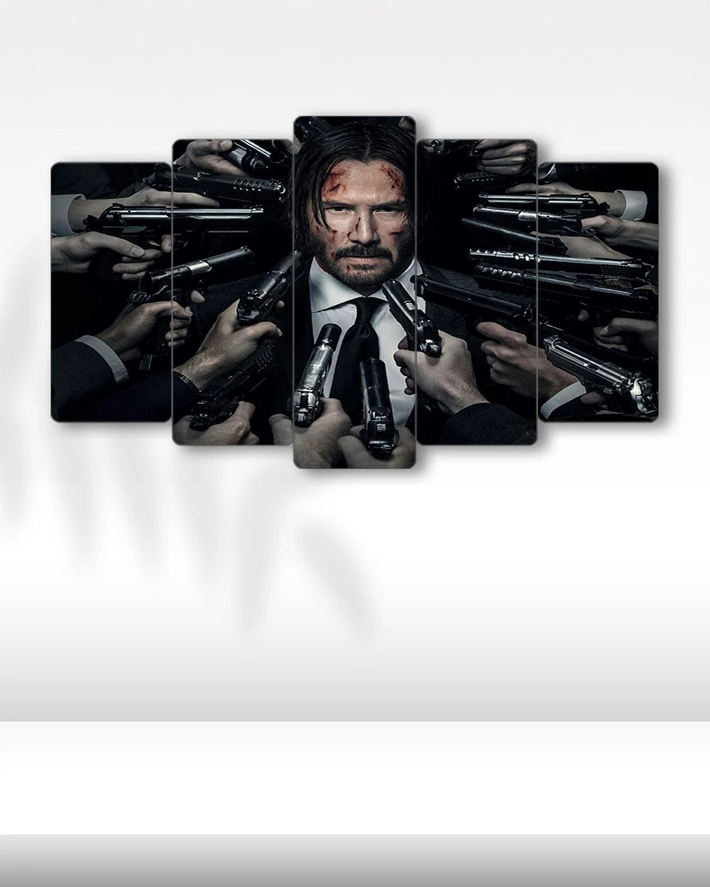 Çember Sahnesi, John Wick - 5 Parçalı Tablo