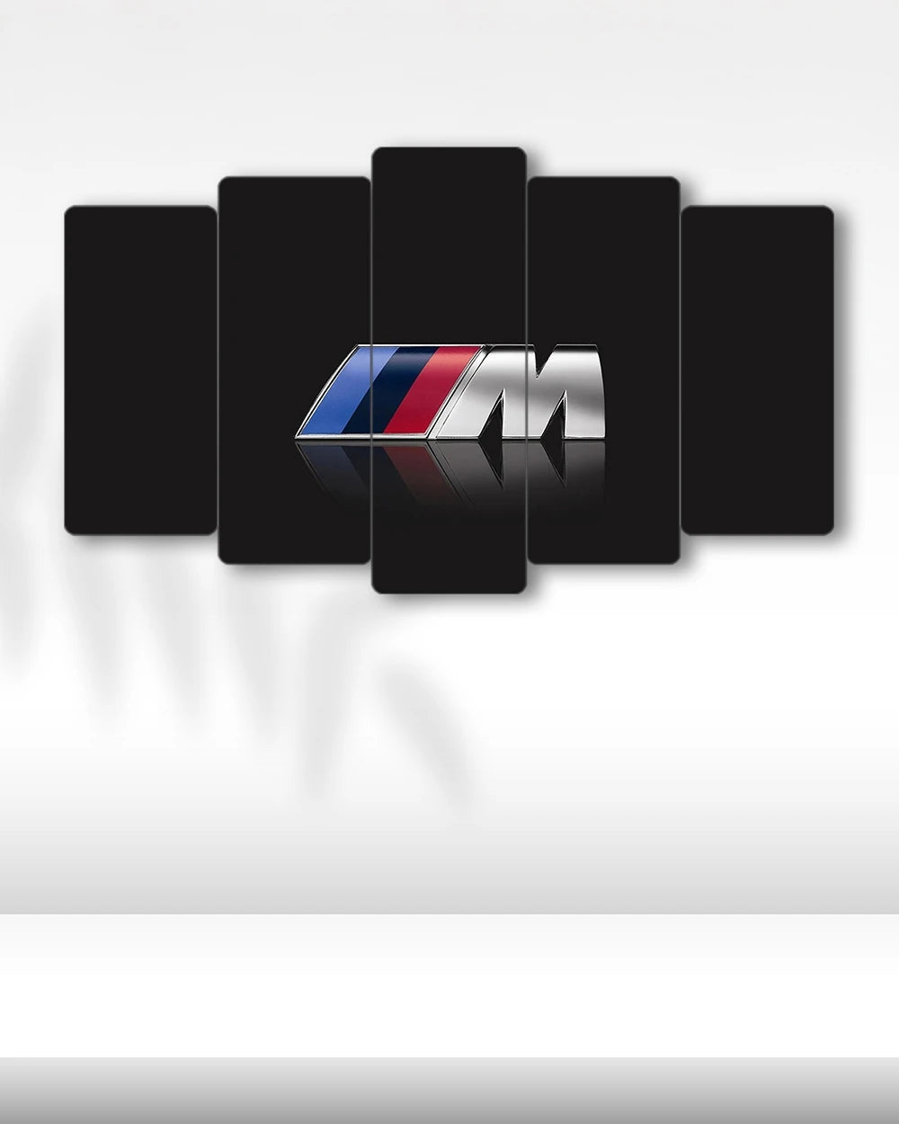 BMW M Logo - 5 Parçalı Araba Tablo