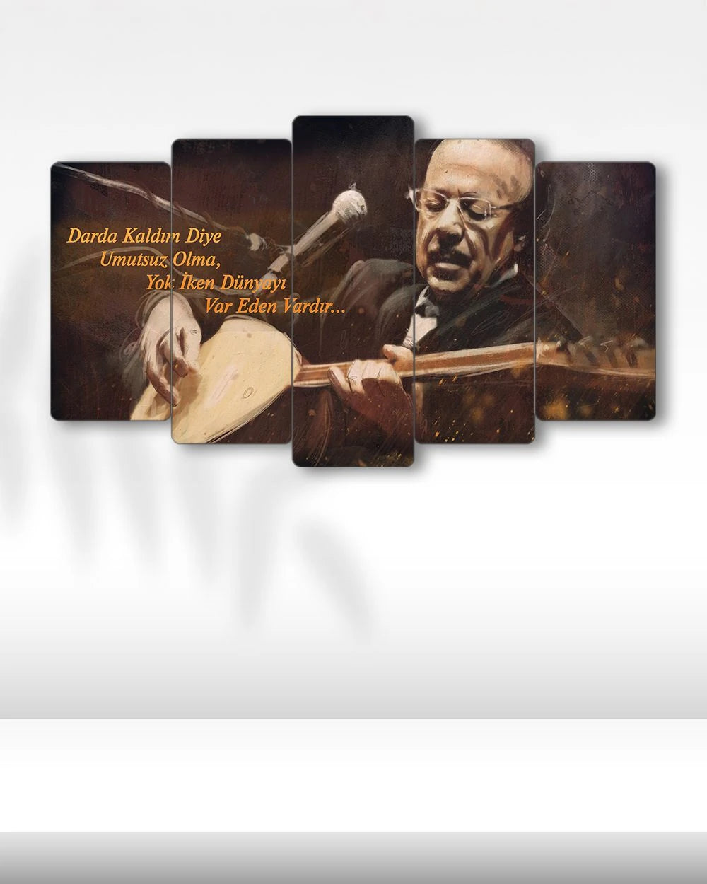 Neşet Ertaş, Darda Kaldım Diye - 5 Parçalı Tablo