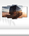 Mercedes G63 V8 Beast - 5 Parçalı Araba Tablo