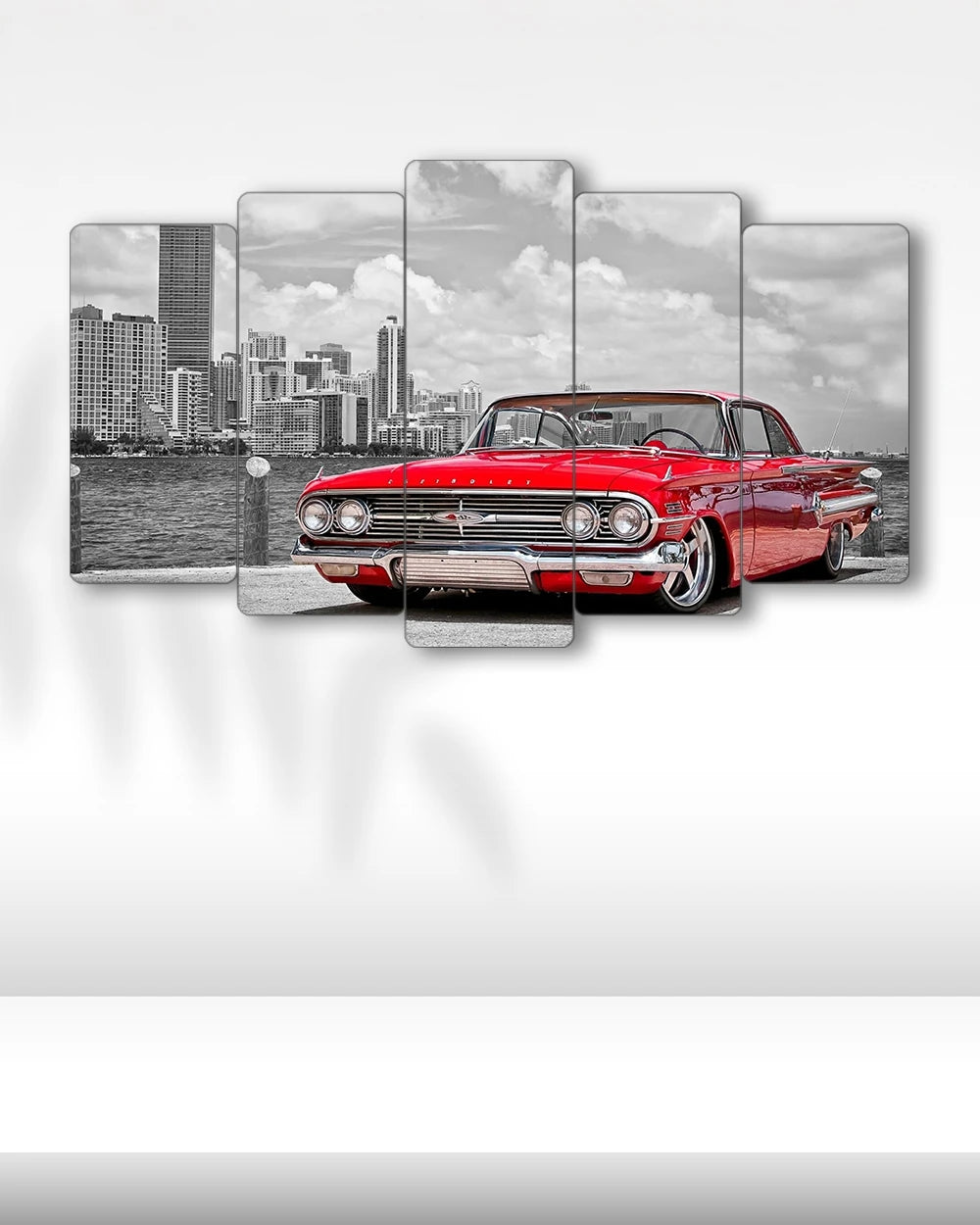 Chevrolet Impala 1960 - 5 Parçalı Araba Tablo