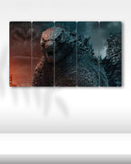 Godzilla vs Kong, Godzilla - 5 Parçalı Tablo