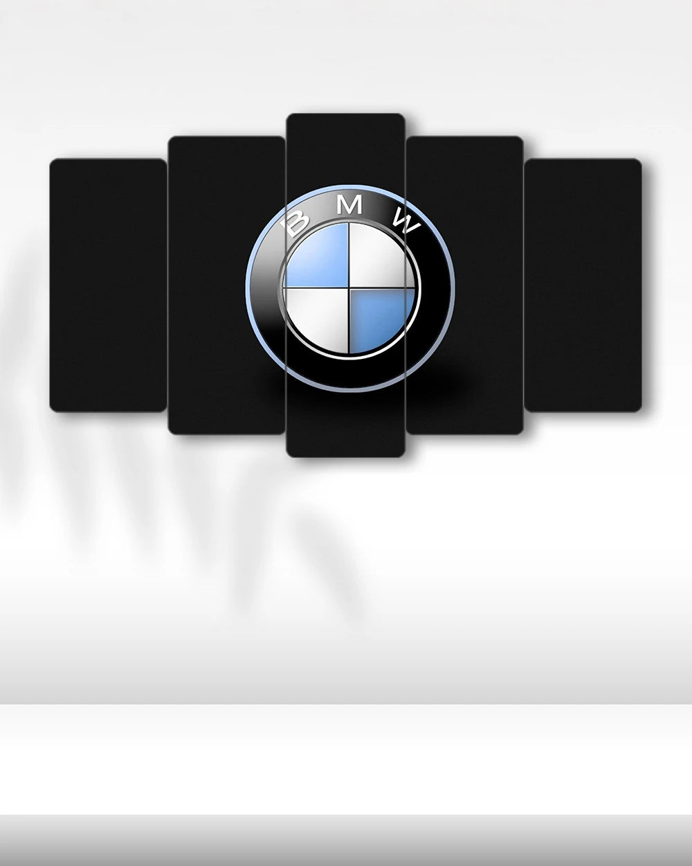 BMW Logolu - 5 Parçalı Araba Tablo