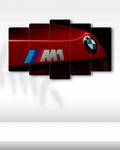 BMW M1 - 5 Parçalı Araba Tablo