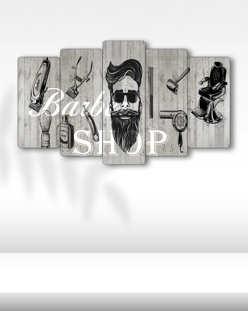 Zanaat ve Estetik - 5 Parçalı Berber Tablo