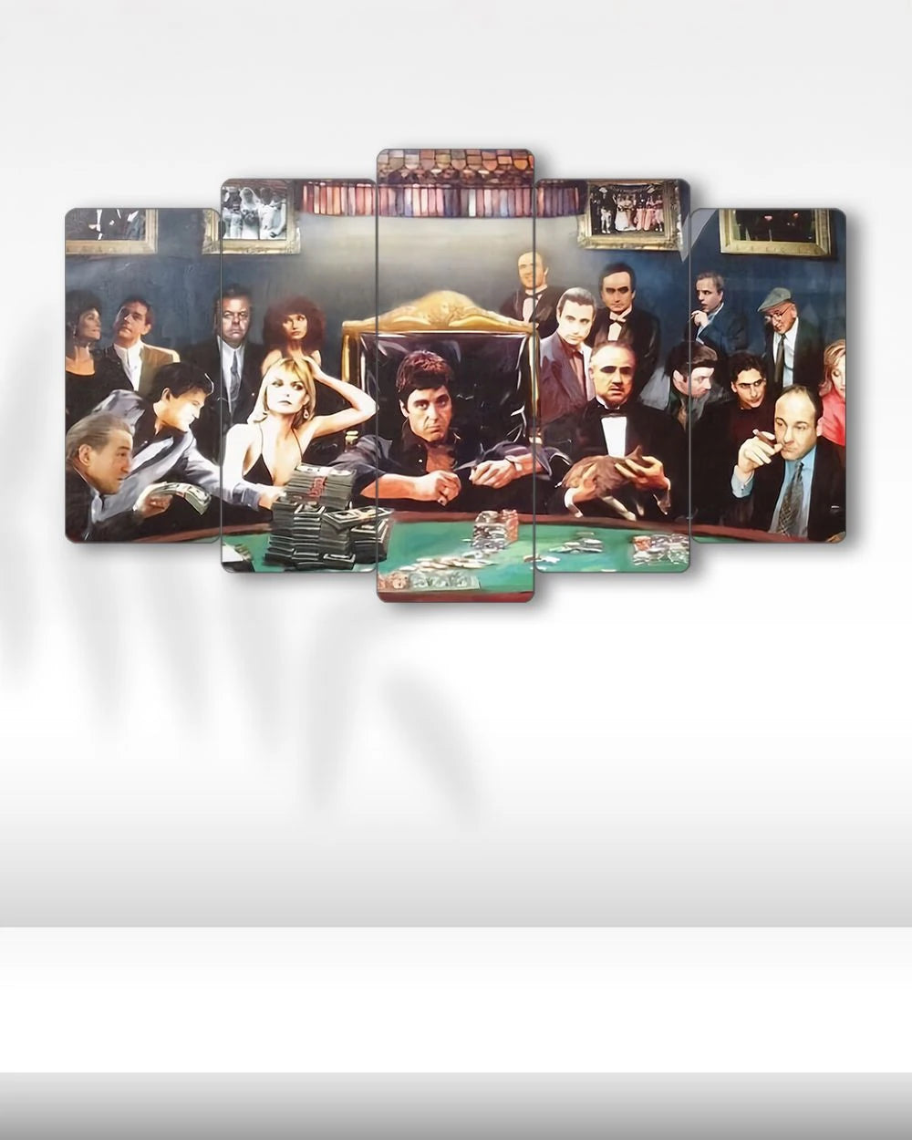 Scarface, Gotfather Büyük Oyunun Masası - 5 Parçalı Tablo