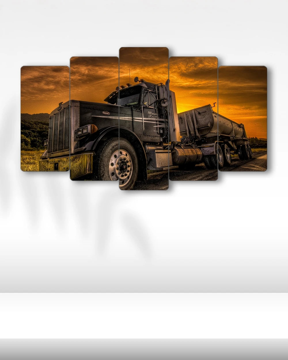 Peterbilt 379 Tır - 5 Parçalı Araba Tablo