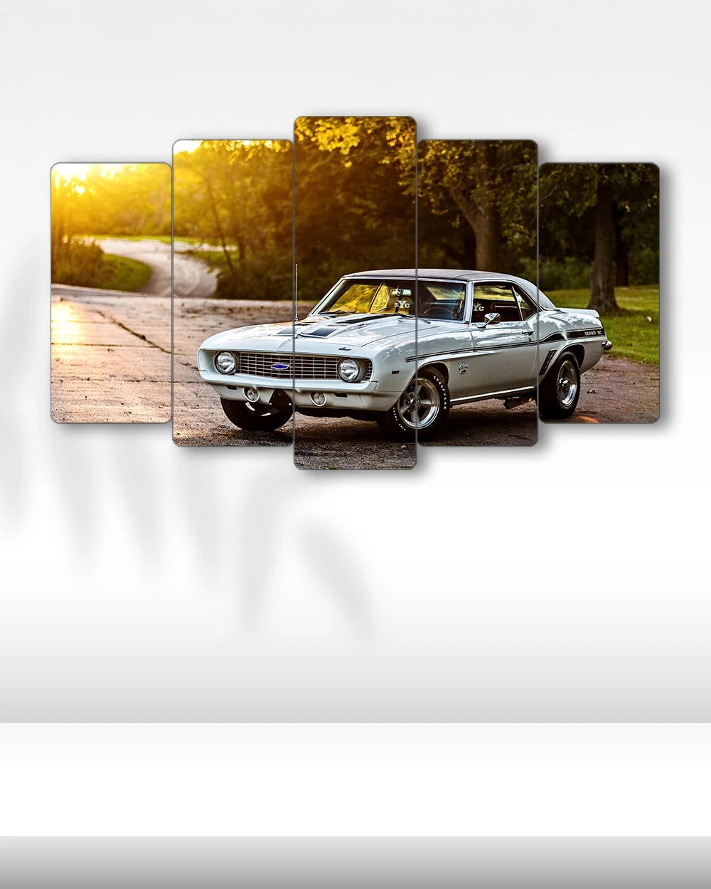 1969 Chevrolet Camaro Yenko SC - 5 Parçalı Araba Tablo