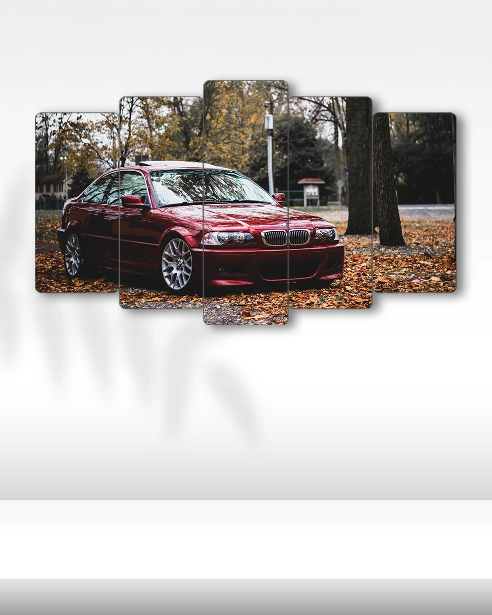 BMW E46 Coupe - 5 Parçalı Araba Tablo