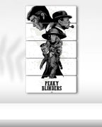 Peaky Blinders, Çizim Sanatı - 5 Parçalı Tablo