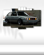 Volkswagen Golf GTI MK2 - 5 Parçalı Araba Tablo