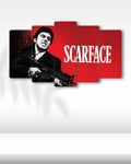 Scarface, Tony Montana - 5 Parçalı Tablo