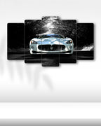 Maserati GranTurismo - 5 Parçalı Araba Tablo