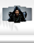 Snoop Dogg, Kapüşonlu Portre - 5 Parçalı Tablo