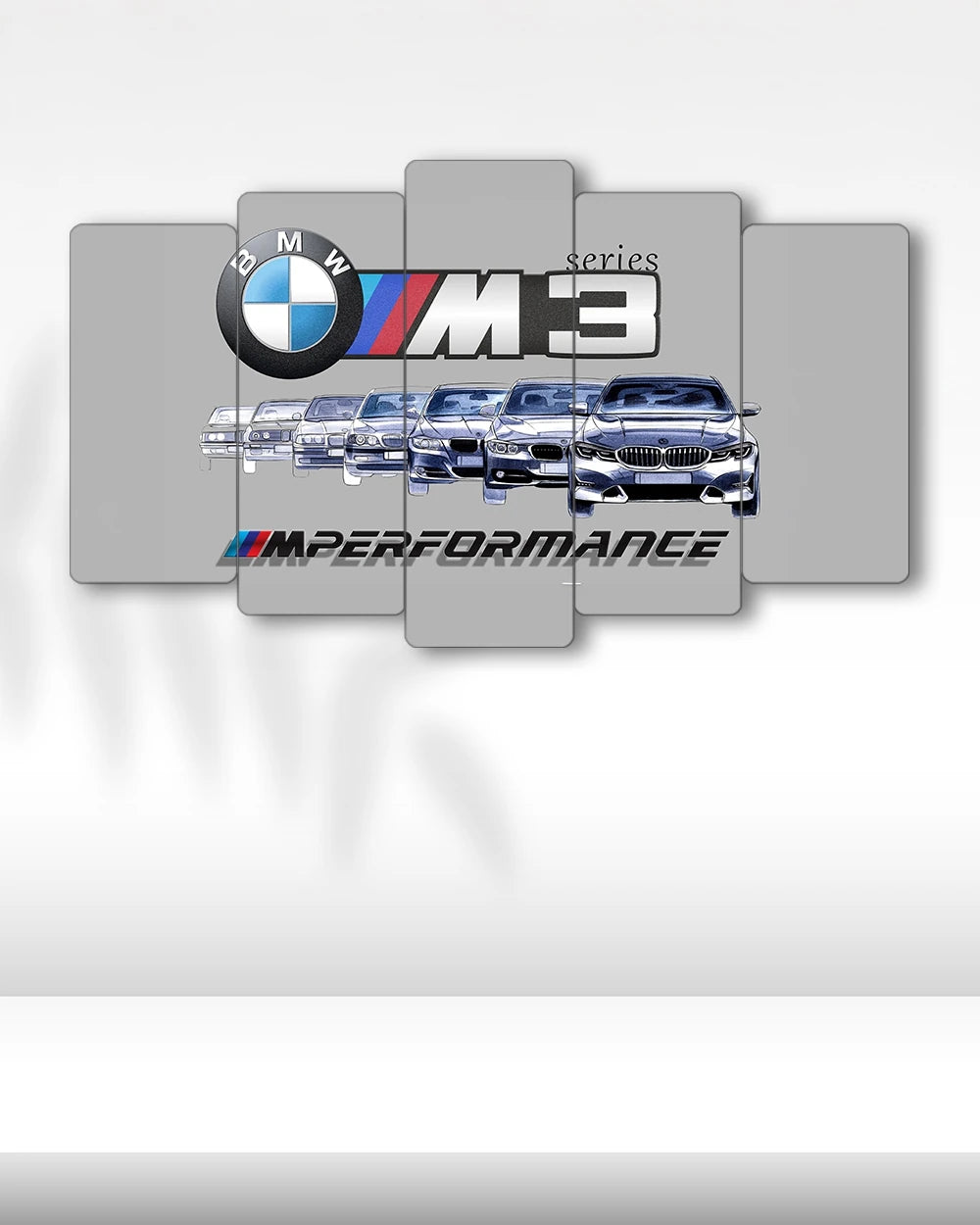 BMW M3 Serisi - 5 Parçalı Araba Tablo