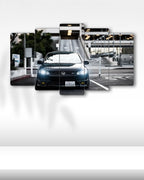 2008 Honda Civic Si Siyah - 5 Parçalı Araba Tablo