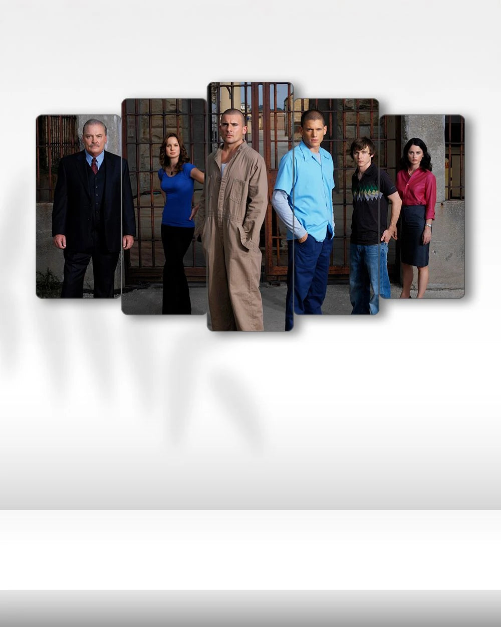 Prison Break Kadrosu, Prison Break - 5 Parçalı Tablo