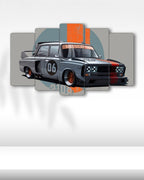 Lada 2106 Drift Edition - 5 Parçalı Araba Tablo