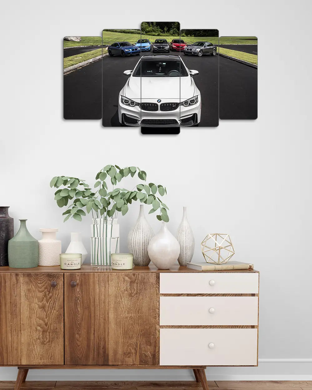 BMW M4 F82 - 5 Parçalı Araba Tablo