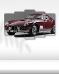 Ferrari 250 GT SWB 1960 - 5 Parçalı Araba Tablo