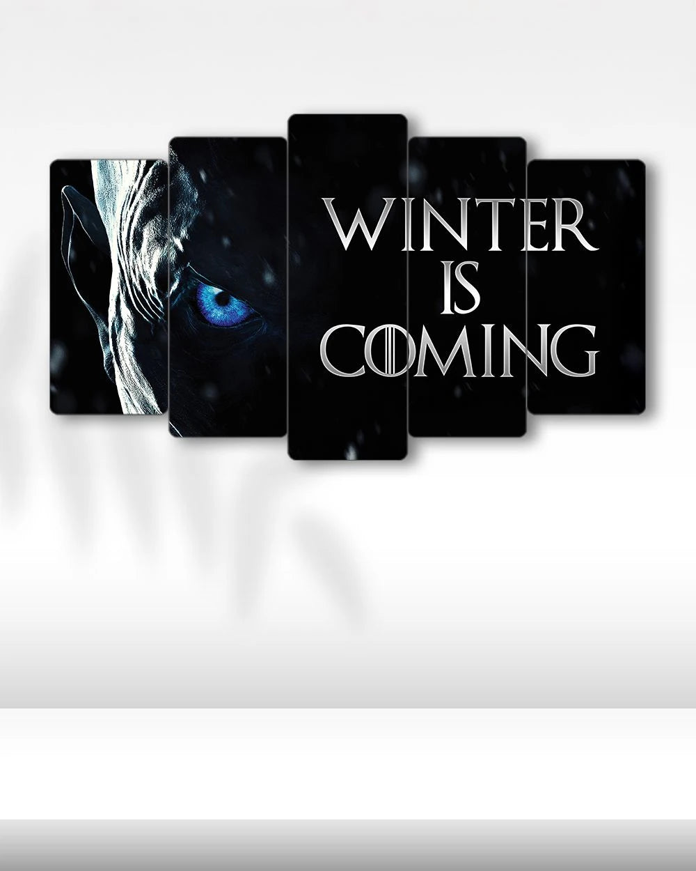 Game of Thrones, Night King Winter is Coming - 5 Parçalı Tablo