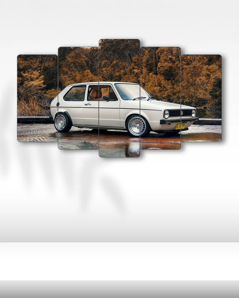 Volkswagen Golf MK1 1981 - 5 Parçalı Araba Tablo