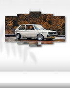 Volkswagen Golf MK1 1981 - 5 Parçalı Araba Tablo