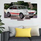 Fiat Abarth 1300 1970 - 5 Parçalı Araba Tablo