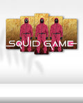 Squid Game, Üç Maskeli - 5 Parçalı Tablo
