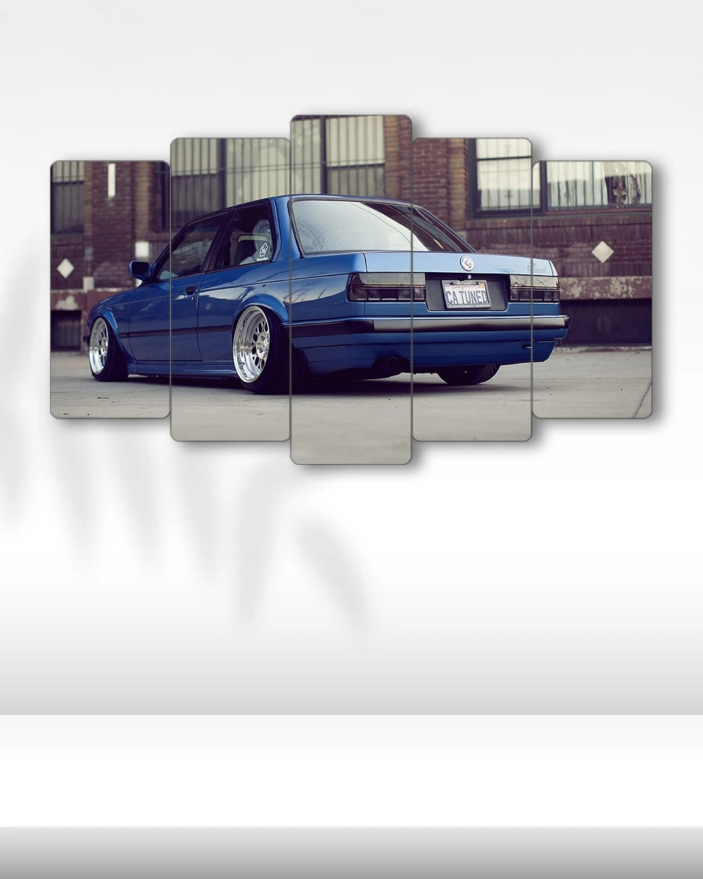 BMW E30 Sedan - 5 Parçalı Araba Tablo