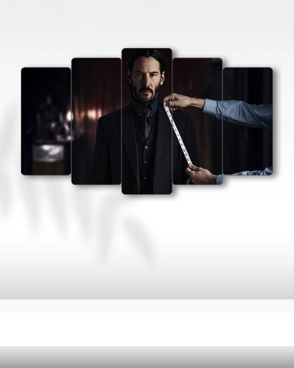Takım Elbise Ölçüm Sahnesi, John Wick - 5 Parçalı Tablo