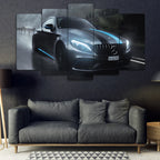 Mercedes-Benz C63 AMG Coupe - 5 Parçalı Araba Tablo
