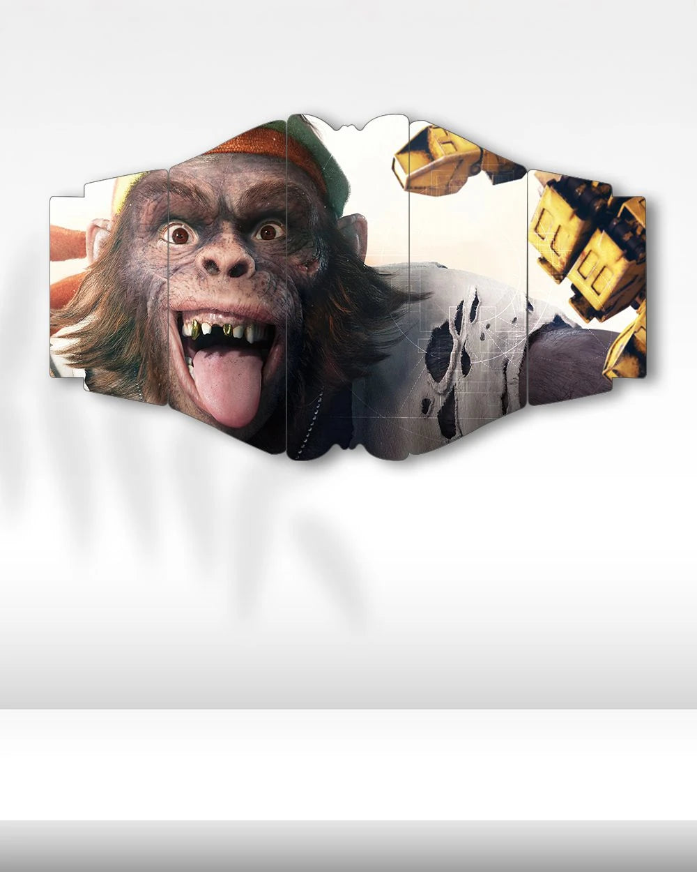 Çılgın Maymun - 5 Parçalı Tablo