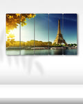 Paris Eyfel Kulesi, Eifel Tower, Fransa - 5 Parçalı Tablo