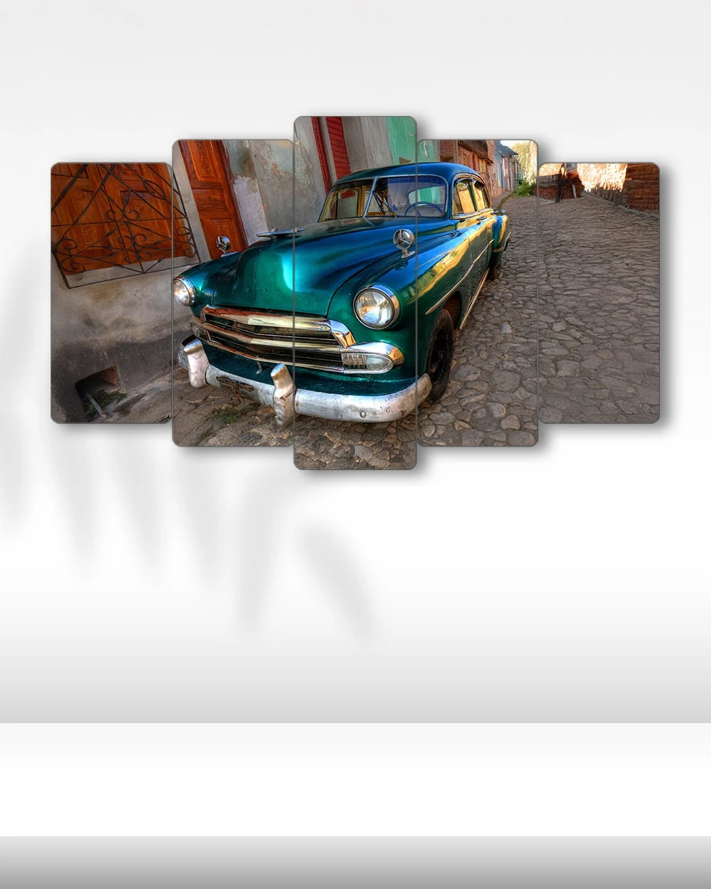 Chevrolet Bel Air 1953 - 5 Parçalı Araba Tablo