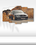 Audi A4 B6 Stance - 5 Parçalı Araba Tablo