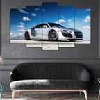 Audi R8 - 5 Parçalı Araba Tablo