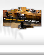 Kararlılık ve Keskinlik - 5 Parçalı Berber Tablo