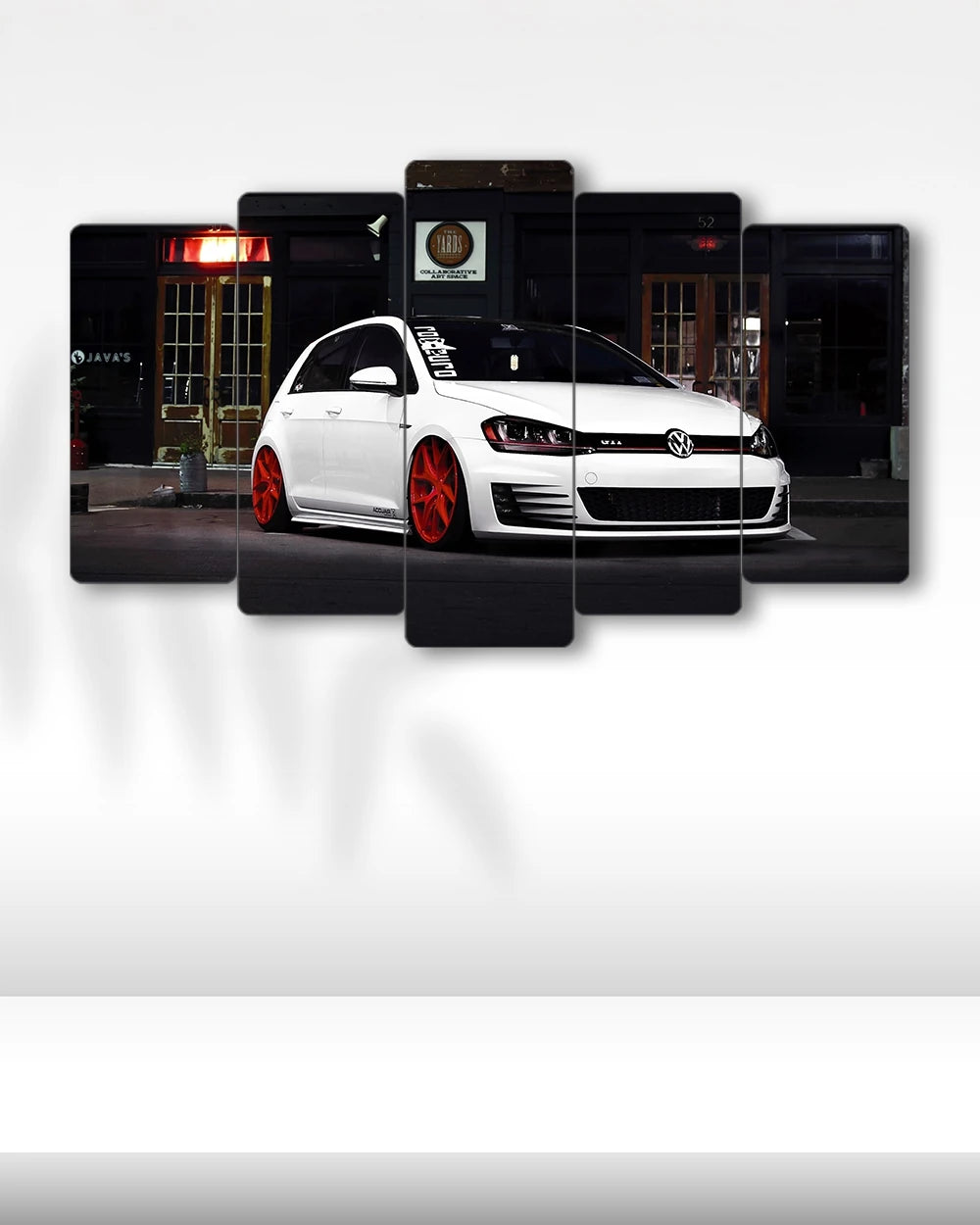 Volkswagen Golf GTI MK7 - 5 Parçalı Araba Tablo