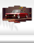 BMW 2002 Classic - 5 Parçalı Araba Tablo