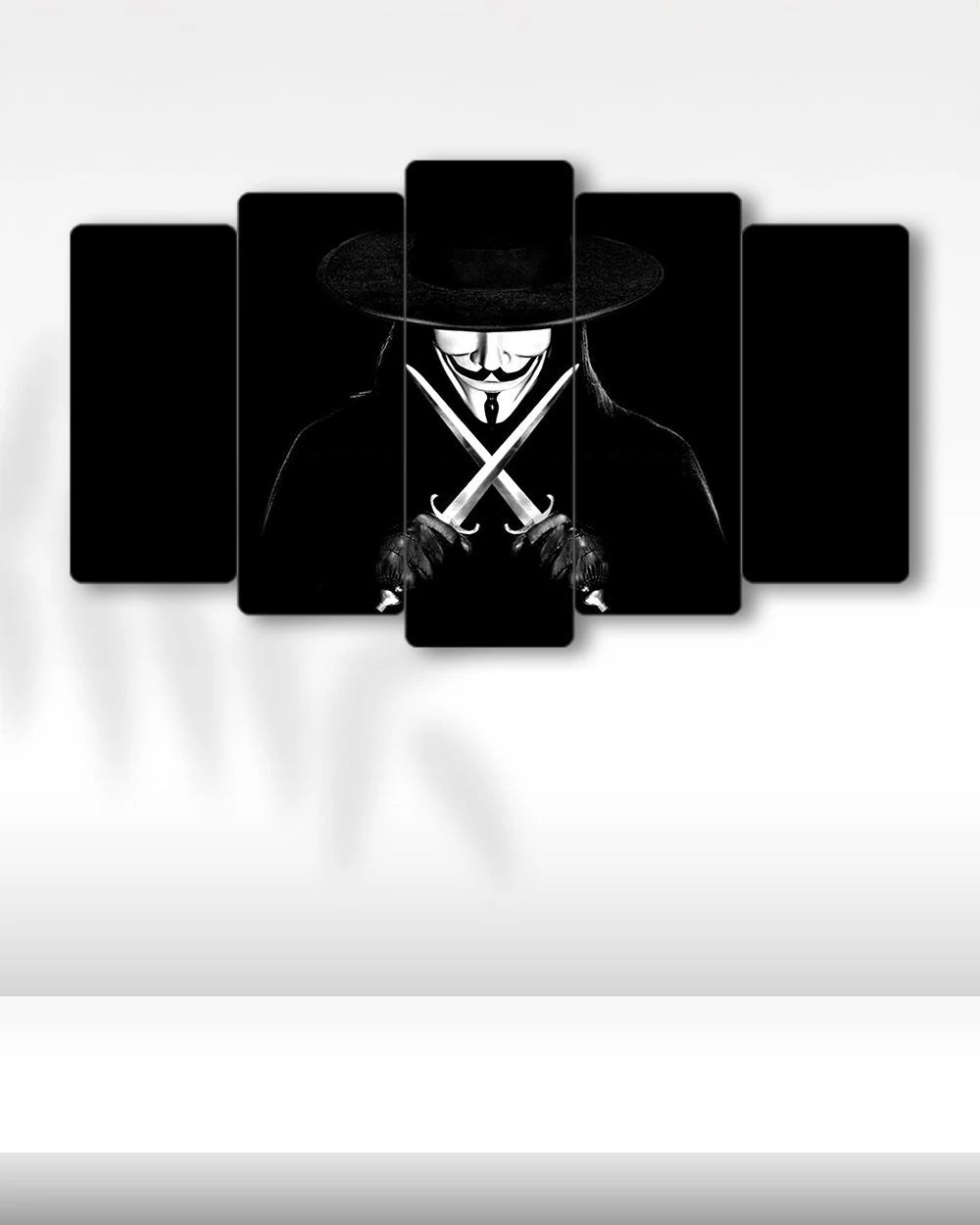 V for Vendetta, Maskeli Adalet - 5 Parçalı Tablo