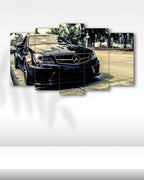 Mercedes C63 AMG - 5 Parçalı Araba Tablo
