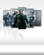 Neo, Morpheus & Trinity, The Matrix - 5 Parçalı Tablo
