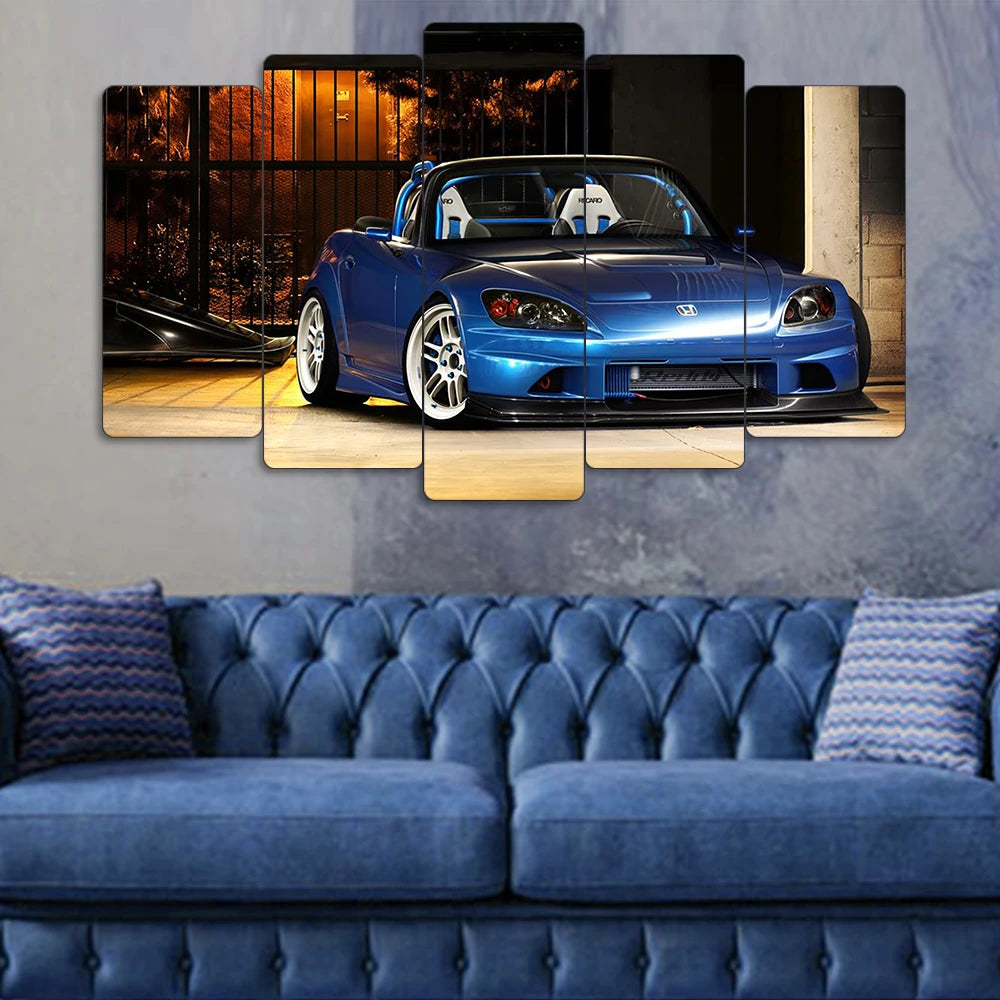 Honda S2000 Roadster - 5 Parçalı Araba Tablo