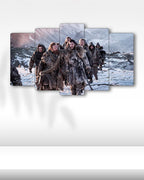 Game of Thrones, Jon Snow - 5 Parçalı Tablo