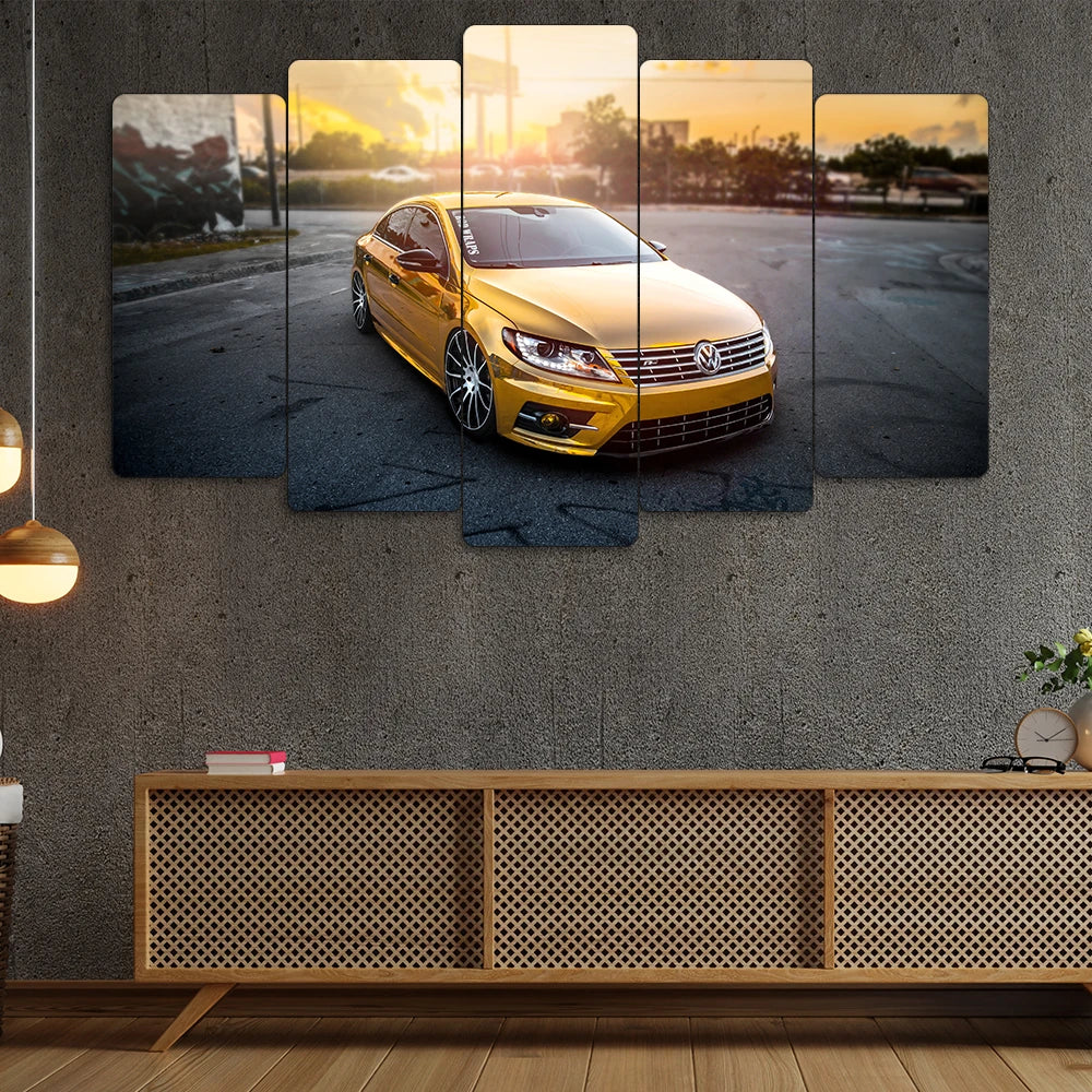 Volkswagen CC Gold Edition - 5 Parçalı Araba Tablo