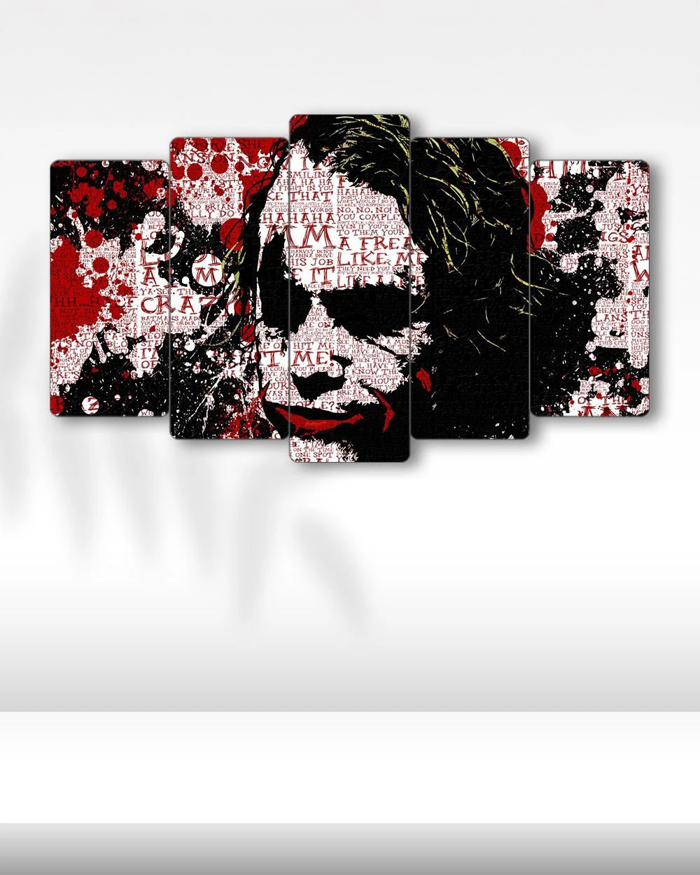 The Dark Knight, Joker - 5 Parçalı Tablo