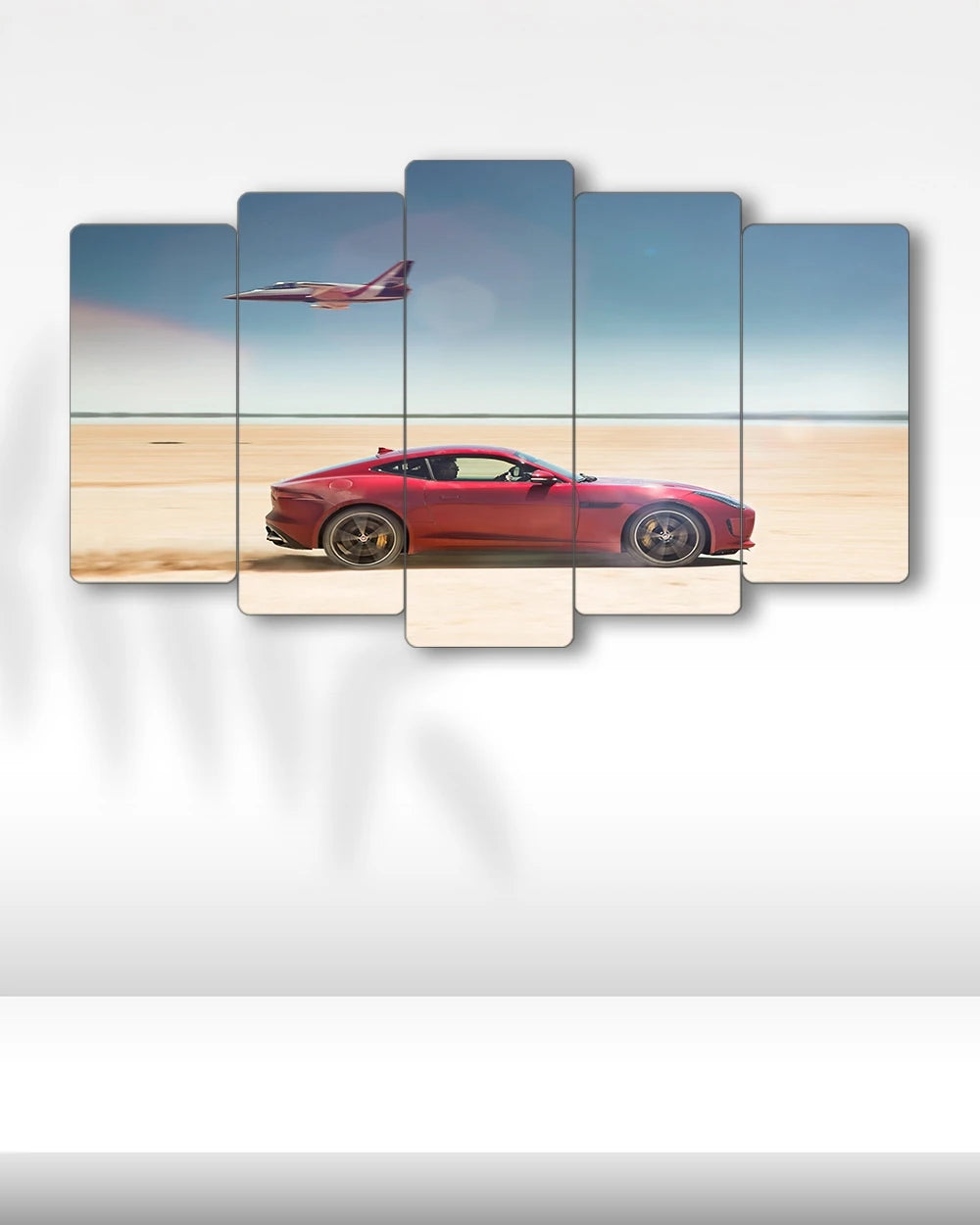 Jaguar F-Type Coupe - 5 Parçalı Araba Tablo