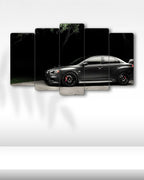 Mitsubishi Lancer Evolution X - 5 Parçalı Araba Tablo