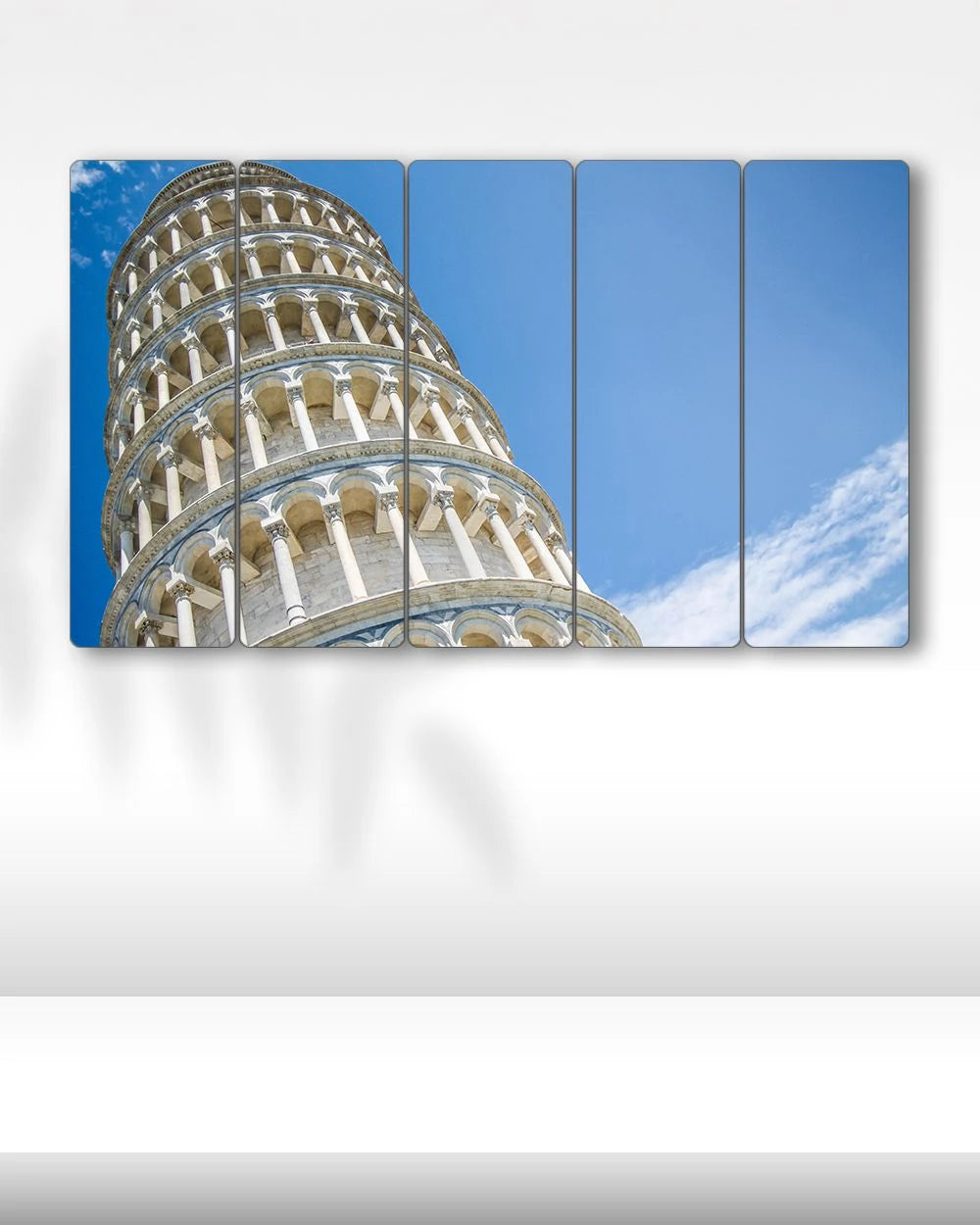 Pisa Kulesi, Pisa, İtalya - 5 Parçalı Tablo